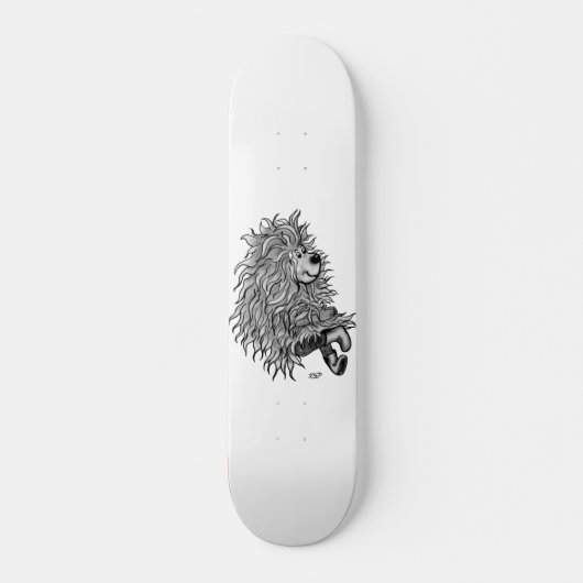 Fidel der kleine Wald Goblin Skateboard (Vorne)
