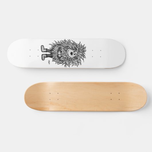 Fidel der kleine Wald Goblin Skateboard (Horizontal)