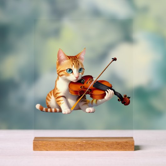 Fidel Kitty Acrylschild (Neutral)