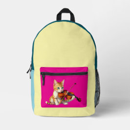 Fidel Kitty Bedruckter Rucksack