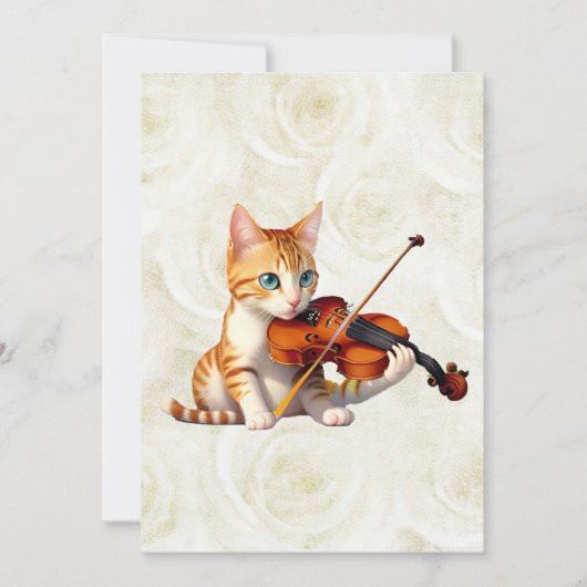 Fidel Kitty Einladung (Vorderseite)