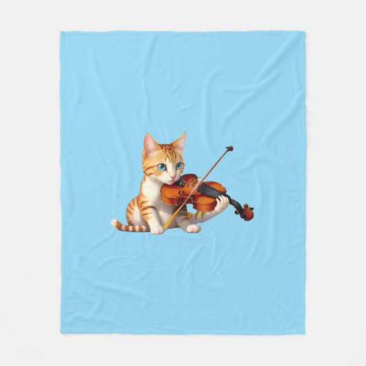 Fidel Kitty Fleecedecke (Vorderseite)