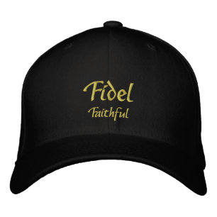 Fidel Name Cap / Hat Bestickte Kappe
