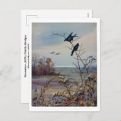 Fidelia Bridges Feiertagspostkarte (Vorne/Hinten)