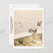 Fidelia Bridges Feiertagspostkarte (Vorne/Hinten)