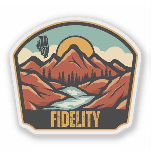 Fidelity, Illinois Aufkleber (Vorderseite)