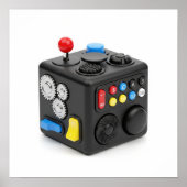 Fidget Cube Stress Toy Poster (Vorne)