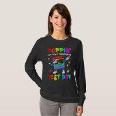 Fidget Popit Poppin' My Way Through Test Day Studi T-Shirt (Vorne ganz)
