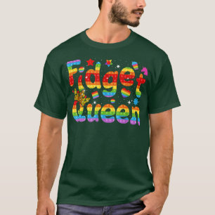 Fidget Queen Pop It for Girls Push Bubble Sensory T-Shirt