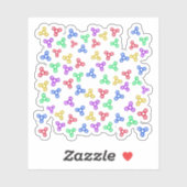 Fidget Spinners Aufkleber (Blatt)