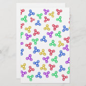 Fidget Spinners Briefpapier (Vorne/Hinten)