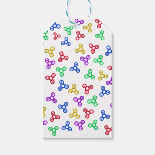 Fidget Spinners Geschenkanhänger (Vorderseite)
