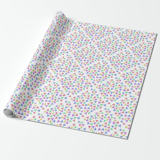 Fidget Spinners Geschenkpapier (Ungerollt)