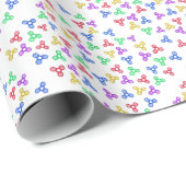 Fidget Spinners Geschenkpapier (Rolleneckpunkt)