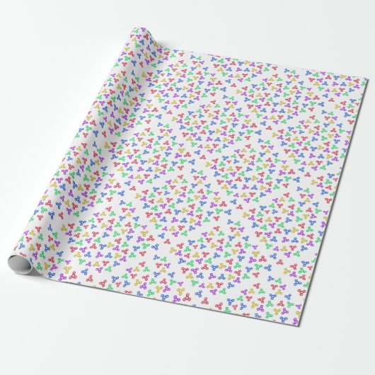Fidget Spinners Geschenkpapier (Ungerollt)