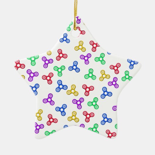 Fidget Spinners Keramik Ornament (Vorne)