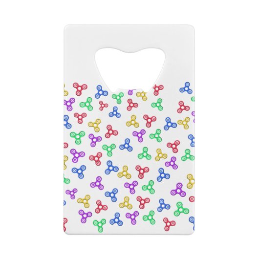 Fidget Spinners Kreditkartenflaschenöffner (Rückseite)