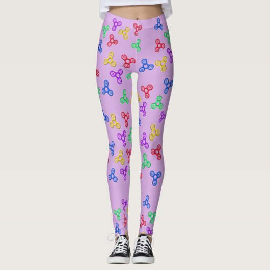 Fidget Spinners Leggings (Vorderseite)
