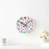 Fidget Spinners Runde Wanduhr (Zuhause)