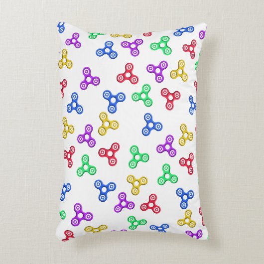 Fidget Spinners Zierkissen (Vorderseite(Vertikal))