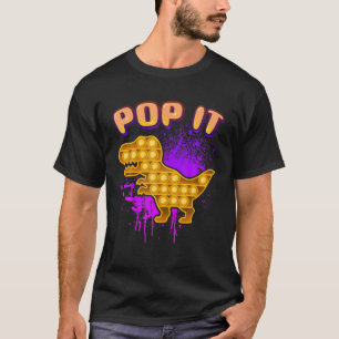 Fidget Toy Pop It Dinosaur für Kinder T-Shirt