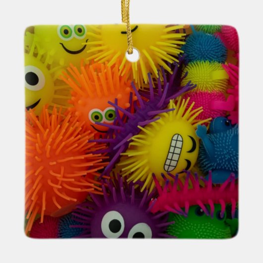 Fidget Toy Squishy Ball Keramikornament (Vorderseite)