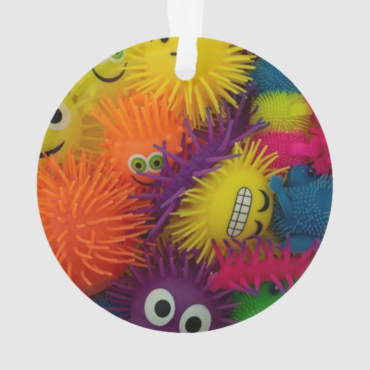Fidget Toy Squishy Ball Ornament (Rückseite)