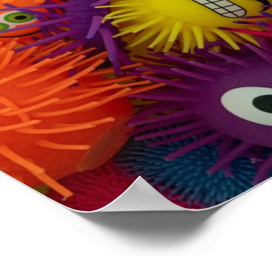 Fidget Toy Squishy Ball Poster (Ecke)