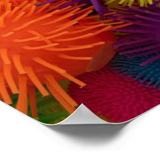 Fidget Toy Squishy Ball Poster (Ecke)