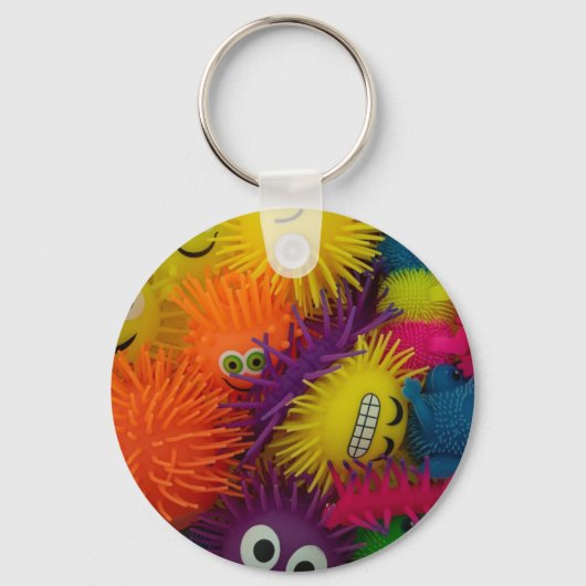 Fidget Toy Squishy Ball Schlüsselanhänger (Vorderseite)