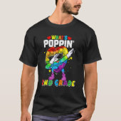 Fidget Toy What's Poppin' 2nd Grade 100th Day Of S T-Shirt (Vorderseite)