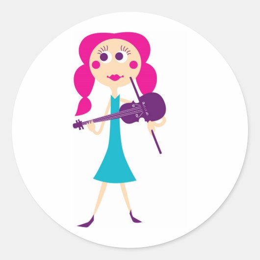 fidlegal runder aufkleber (Vorderseite)