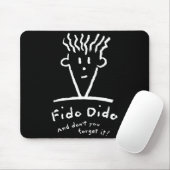 Fido Dido Gesicht Vergiss es nicht Mousepad (Mit Mouse)
