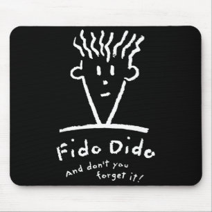 Fido Dido Gesicht Vergiss es nicht Mousepad