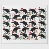 Fido Fiasco Weihnachten Kackend Hund Geschenkpapier (Flach)