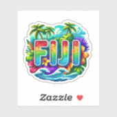 Fidschi Aufkleber (Blatt)