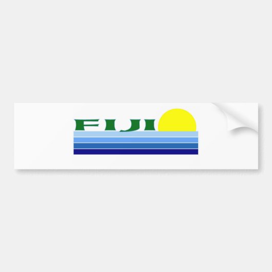 Fidschi Autoaufkleber (Vorne)
