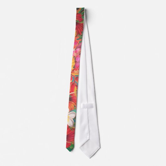 FIDSCHI-BLUMEN III KRAWATTE (Rückseite)