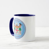 Fidschi-Erbe-Emblem Tasse (Vorderseite Links)