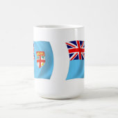 Fidschi-Fahne-Tasse Kaffeetasse (Mittel)