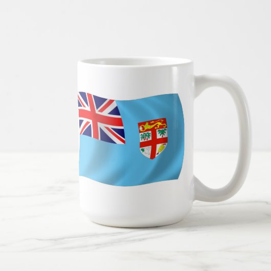 Fidschi-Fahne-Tasse Kaffeetasse (Rechts)