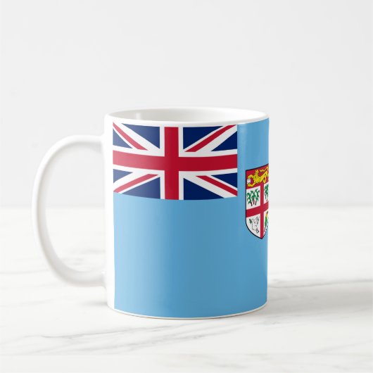 Fidschi-Flag-Keramik-Tasse Kaffeetasse (Links)