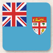 Fidschi-Flag-Untersetzer Getränkeuntersetzer (Vorderseite)