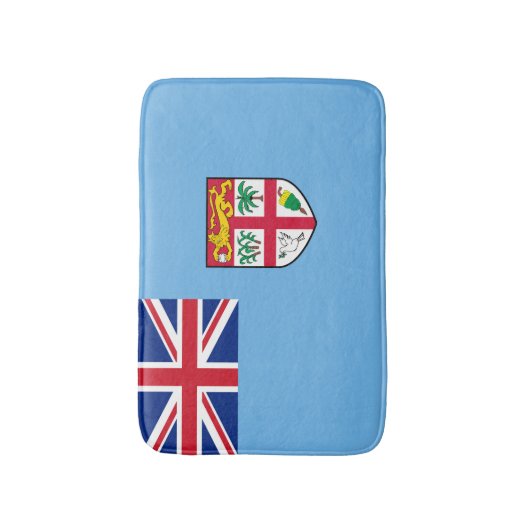 Fidschi-Flagge Badematte (Vorderseite Vertikal)