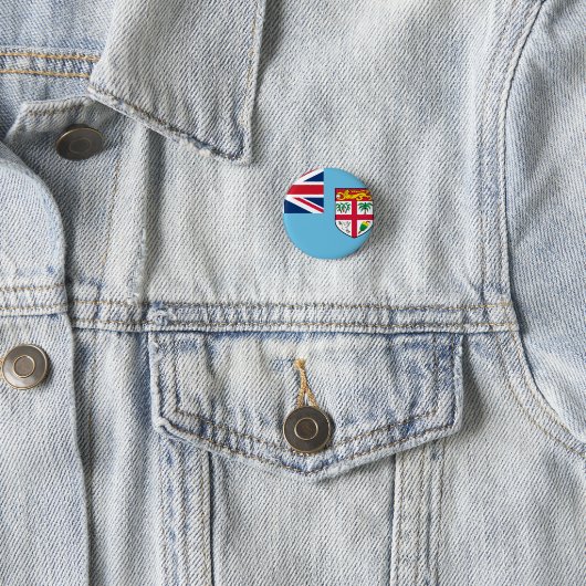 Fidschi-Flagge Button (Beispiel)