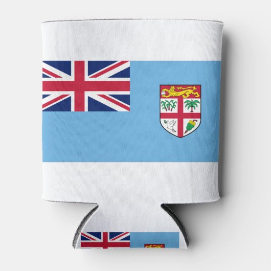 Fidschi-Flagge Dosenkühler (Vorderseite)