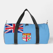 Fidschi-Flagge Duffle Bag (Rückseite)