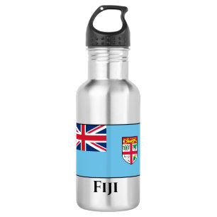 Fidschi-Flagge Edelstahlflasche