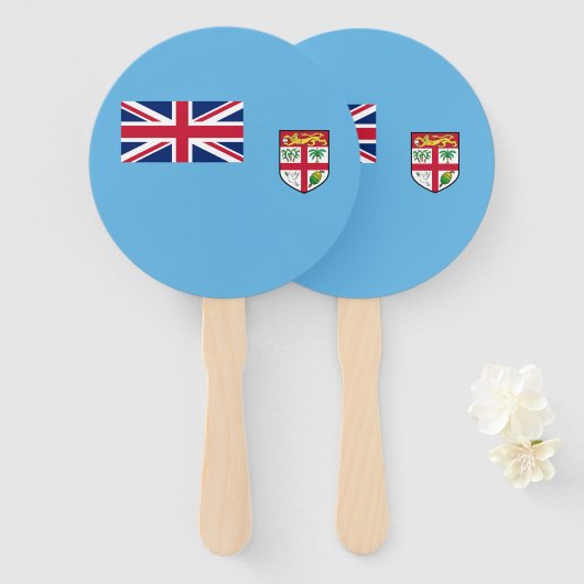 Fidschi-Flagge Fächer (Vorne und Hinten)