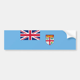 Fidschi-Flagge (Fidschi) Autoaufkleber